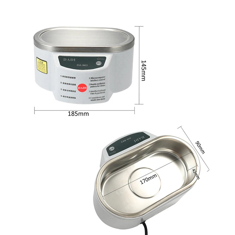Digital Ultrasound Cleaner Bath For Jewelry