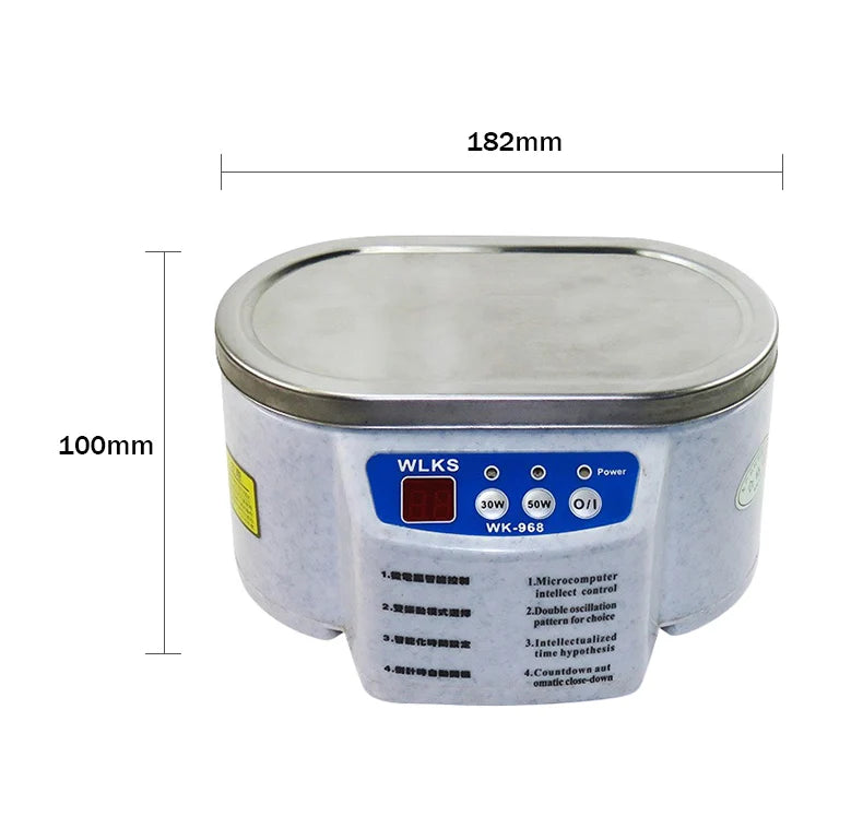 Digital Ultrasound Cleaner Bath For Jewelry