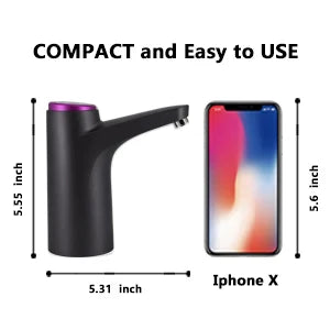 Portable 5-Gallon Water Dispenser with USB Charging Automatic Electric Pump