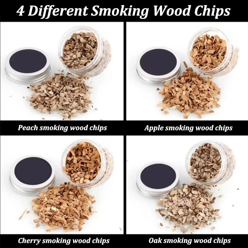 Wooden Bar Cocktail Smoker Kit