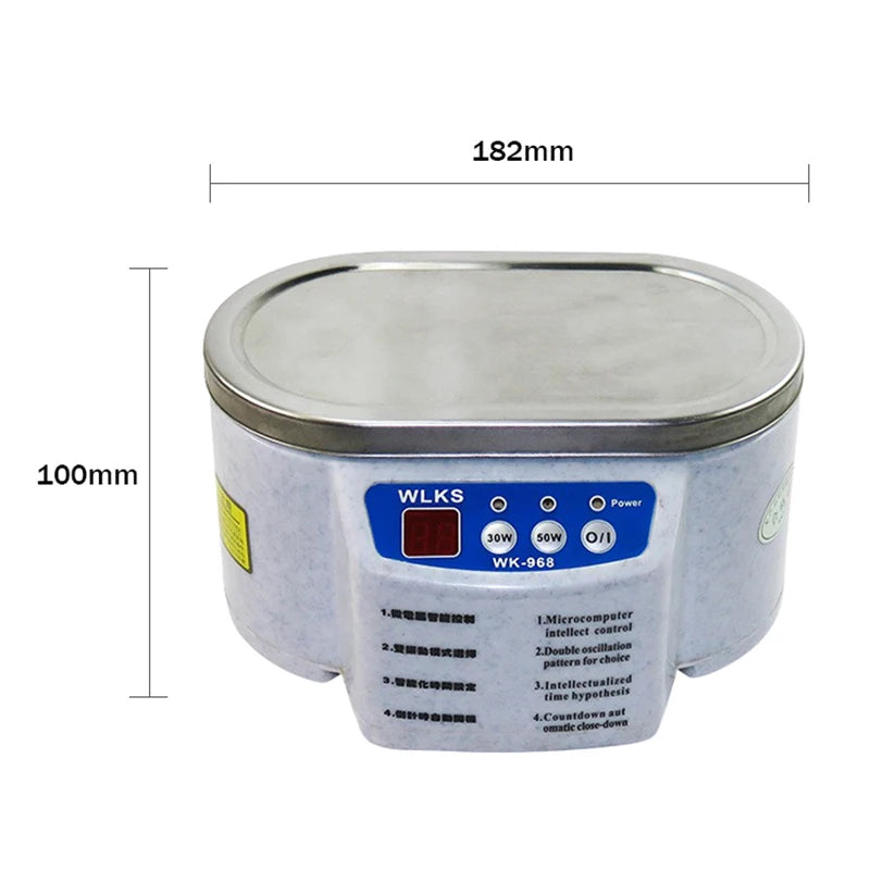 Digital Ultrasound Cleaner Bath For Jewelry